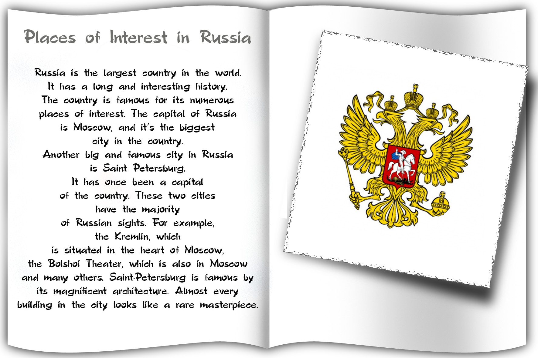 About Russia топик с произношением